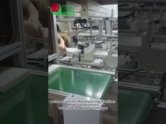 Края клея технологического оборудования сетки фильтра на фильтре обе стороны